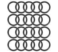 sourcing map Joint Torique 16mm OD 12mm ID 2mm Largeur Métrique Nitrile Caoutchouc Joint Étanchéité Paquet de 20