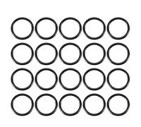 sourcing map Joint Torique 20mm OD 16mm ID 2mm Largeur Métrique Nitrile Caoutchouc Joint Étanchéité Paquet de 20