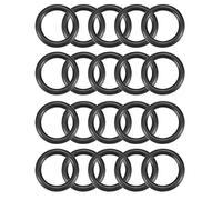 sourcing map Joint Torique 21mm OD 15mm ID 3mm Largeur Métrique Nitrile Caoutchouc Joint Étanchéité Paquet de 20