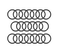 sourcing map Joint Torique 21mm OD 17mm ID 2mm Largeur Métrique Nitrile Caoutchouc Joint Étanchéité Paquet de 20