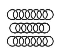 sourcing map Joint Torique 25mm OD 20mm ID 2.5mm Largeur Métrique Nitrile Caoutchouc Joint Étanchéité Paquet de 20