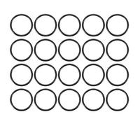 sourcing map Joint Torique 25mm OD 21mm ID 2mm Largeur Métrique Nitrile Caoutchouc Joint Étanchéité Paquet de 20