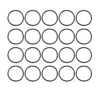 sourcing map Joint Torique 25mm OD 22mm ID 1.5mm Largeur Métrique Nitrile Caoutchouc Joint Étanchéité 20Pcs