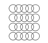 sourcing map Joint Torique 30mm OD 27mm ID 1.5mm Largeur Métrique Nitrile Caoutchouc Joint Étanchéité Noir 20pcs