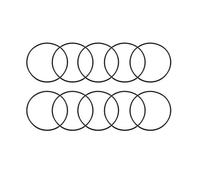 sourcing map Joint Torique 33mm OD 31mm ID 1mm Largeur Métrique Nitrile Caoutchouc Joint Étanchéité Paquet de 10