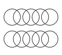 sourcing map Joint Torique 63mm OD 59mm ID 2mm Largeur Métrique Nitrile Caoutchouc Joint Étanchéité Paquet de 10