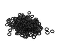 sourcing map Joint Torique 6mm OD 4mm ID 1mm Largeur Métrique Nitrile Caoutchouc Joint Étanchéité Paquet de 200