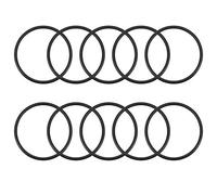 sourcing map Joint torique en caoutchouc nitrile 46.8mm x 53mm x 3.1mm Joint d'étanchéité 10pcs