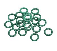 sourcing map Joints Toriques en Caoutchouc Fluoré 20mm OD 13mm ID 3,5mm Largeur FKM Joint Étanchéité pour Machines Plomberie Vert 20Pcs