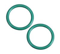 sourcing map Joints Toriques en Caoutchouc Fluoré 20mm OD 16mm ID 2mm Largeur FKM Joint Étanchéité pour Machines Plomberie Vert 2Pcs