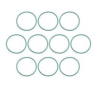 sourcing map Joints Toriques en Caoutchouc Fluoré 30mm OD 28mm ID 1mm Largeur FKM Joint Étanchéité pour Machines Plomberie Vert 10Pcs