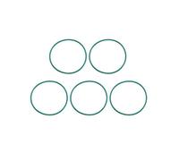 sourcing map Joints Toriques en Caoutchouc Fluoré 30mm OD 28mm ID 1mm Largeur FKM Joint Étanchéité pour Machines Plomberie Vert 5Pcs