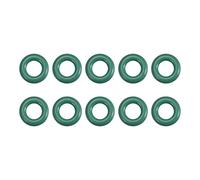 sourcing map Joints Toriques en Caoutchouc Fluoré 8,5mm OD 4,7mm ID 1,9mm Largeur FKM Joint Étanchéité pour Machines Plomberie Vert 10Pcs