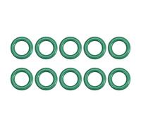 sourcing map Joints Toriques en Caoutchouc Fluoré 9,5mm OD 5,7mm ID 1,9mm Largeur FKM Joint Étanchéité pour Machines Plomberie Vert 10Pcs