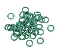sourcing map Joints Toriques en Caoutchouc Fluoré 9mm OD 6mm ID 1,5mm Largeur FKM Joint Étanchéité pour Machines Plomberie Vert 50Pcs