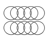 sourcing map Joints toriques en caoutchouc nitrile, diamètre extérieur 75 mm, diamètre intérieur 70 mm, largeur 2,5 mm, joint d'étanchéité métrique, lot de 10