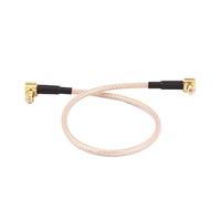 sourcing map JW-MCX mâle mâle MCX-JW Câble coaxial RG316 20cm Natte