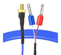 sourcing map K Type Thermocouple Température Capteur Sonde 3D Imprimante 2m Câble M4 Filet