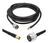 sourcing map KMR/LMR240 Câble d'extension coaxial 50 ohm SMA mâle vers type N mâle RF à faible perte avec connecteur pour utilisation radio 3G 4G 5G LTE Ham WiFi GPS RF