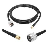 sourcing map KMR/LMR240 Câble d'extension coaxial 50 ohm SMA mâle vers type N mâle RF à faible perte avec connecteur pour utilisation radio 3G 4G 5G LTE Ham WiFi GPS RF
