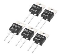 sourcing map KSD-01F Thermostat Contrôleur température 40℃ N.C Normalement fermé 5pcs