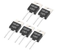 sourcing map KSD-01F Thermostat Contrôleur température 50℃ N.O Normalement ouvert 5pcs