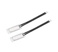 sourcing map KSD9700 Thermostat 110℃ N.C 5A interrupteur température bimétallique Métal 2Pcs Interrupteur thermique