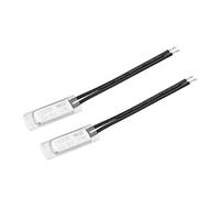 sourcing map KSD9700 Thermostat 125℃ N.C 10A Contacteur température bimétallique Métal 2Pcs Interrupteur thermique