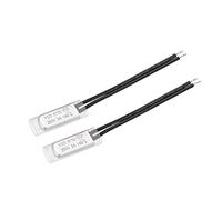 sourcing map KSD9700 Thermostat 140℃ N.C 5A interrupteur température bimétallique Métal 2Pcs Interrupteur thermique