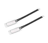 sourcing map KSD9700 Thermostat 65°C N.O 5A interrupteur température bimétallique Métal 2Pcs