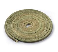 sourcing map Lacet chaussures bateau Métiers art 1/8 pouce carré laçage trousse Brun foncé/Vert 120cm / 47.24"