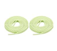 sourcing map Lacets plats de 119,4 cm, lacets plats pour chaussures de course à pied, randonnée, sport, entraînement, homme et femme, vert gazon