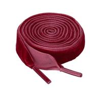 sourcing map Lacets plats en velours 0,6 pouces de large lacets de chaussures en ruban cordes pour baskets chaussures bottes Bordeaux 90cm/35