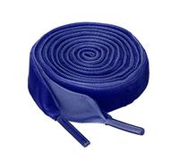 sourcing map Lacets plats en velours de 1,5 cm de large pour chaussures de sport, bottes, bleu marine, 130cm/51"