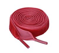 sourcing map Lacets plats en velours de 1,5 cm de large pour chaussures de sport, bottes, Rouge, 140cm/55"