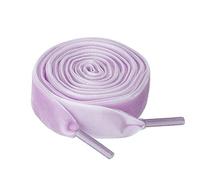 sourcing map Lacets plats en velours de 1,5 cm de large pour chaussures de sport, bottes, violet clair, 180cm/71"