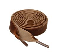 sourcing map Lacets Velours Plats 0,6 Pouces Large Lacets Chaussures Ruban Cordes pour Baskets Chaussures Bottes marron 140 cm / 55 "