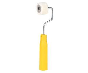 sourcing map Laine Peinture Rouleau Brosse 2cm pour Ménage Peinture Murale Procession Procession avec Plastique Poignée