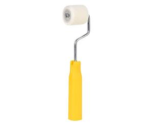 sourcing map Laine Peinture Rouleau Brosse 3cm pour Ménage Peinture Murale Procession avec Plastique Poignée
