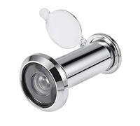 sourcing map Laiton 200° Visionneuse porte Couverture 35-55mm Portes Chrome poli Fini