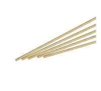 sourcing map Laiton Barre,Laiton Solide Rond Barre 1mm Diamètre 400mm Longueur Tour Barre Stock pour RC Modèle Bricolage Artisanat Paquet de 10