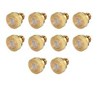 sourcing map Laiton Brumisateur - 10/24 UNC Remplacement Têtes pour Extérieur Système 10Pcs Dia Orifice 0,2mm