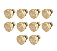 sourcing map Laiton Brumisateur - 10/24 UNC Remplacement Têtes pour Extérieur Système 10Pcs Dia Orifice 0.3mm