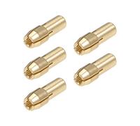 sourcing map Laiton Perceuse mandrin Collets Mèches 2,4 mm pour outils rotatifs 5 pièces