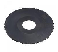 sourcing map Lame de Scie Circulaire 100mm Diamètre 1.5mm Épais 72 Dent 6542 Haute Vitesse Acier (HSS) Nitruration Fraisage Coupeur avec 27mm Arbre pour Métal Bois Coupe