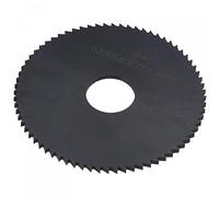 sourcing map Lame de Scie Circulaire 63mm (2-1/2") Diamètre 2mm Épais 72 Dent, 6542 Haute Vitesse Acier (HSS) Nitruration Fraise avec 16mm Arbre pour Métal Bois Coupage