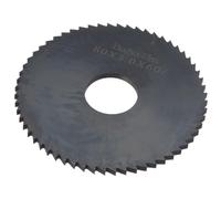 sourcing map Lame de scie circulaire, 80 mm de diamètre, 3 mm d'épaisseur, 60 dents, en acier rapide 6542 (HSS), fraiseuse avec arbre de 22 mm pour la coupe du bois et du métal