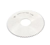sourcing map Lame de Scie Circulaire 80mm x 1.0mm x 22mm HSS fraise 72 dents lame de scie à refendre ton argent