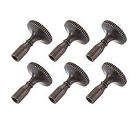 sourcing map Lampe Tournez Interrupteur Bouton On/Off Rechange Twist Boutons Rallonge 20mm Longueur pour Lampe Douille Rouge Bronze Paquet de 6