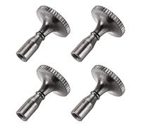 sourcing map Lampe Tournez Interrupteur Bouton On/Off Rechange Twist Boutons Rallonge 20mm Longueur pour Lampe Douille Noir Paquet de 4